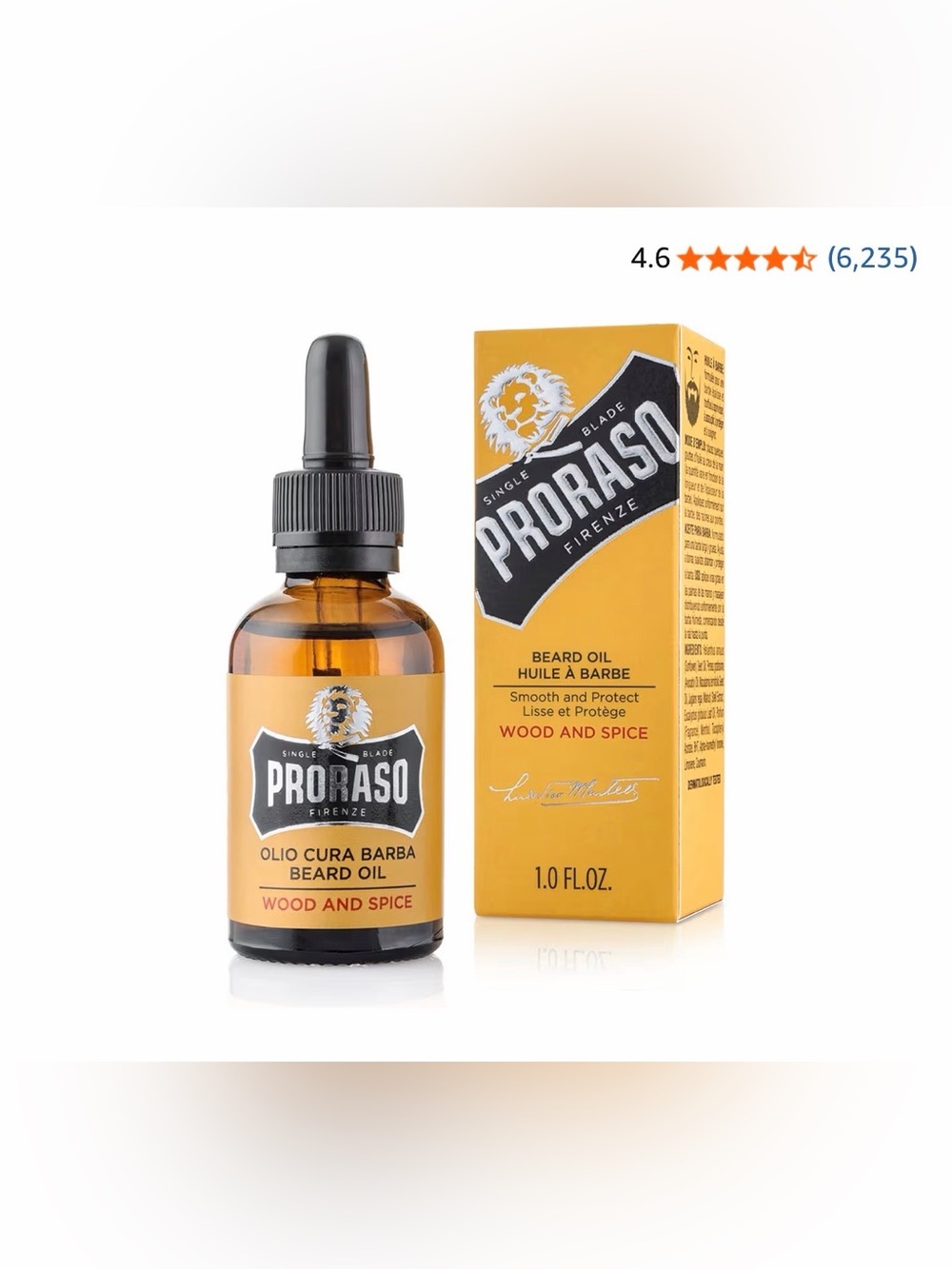 New Proraso Wood and Spice Beard Oil – Men's Grooming